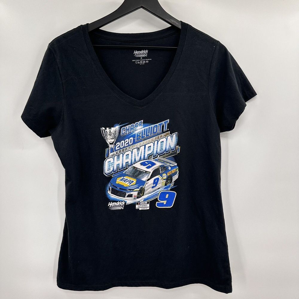 Chase Elliott #9 Hendrick Motorsports Women's Short Sleeve‎ T-Shirt Size Medium